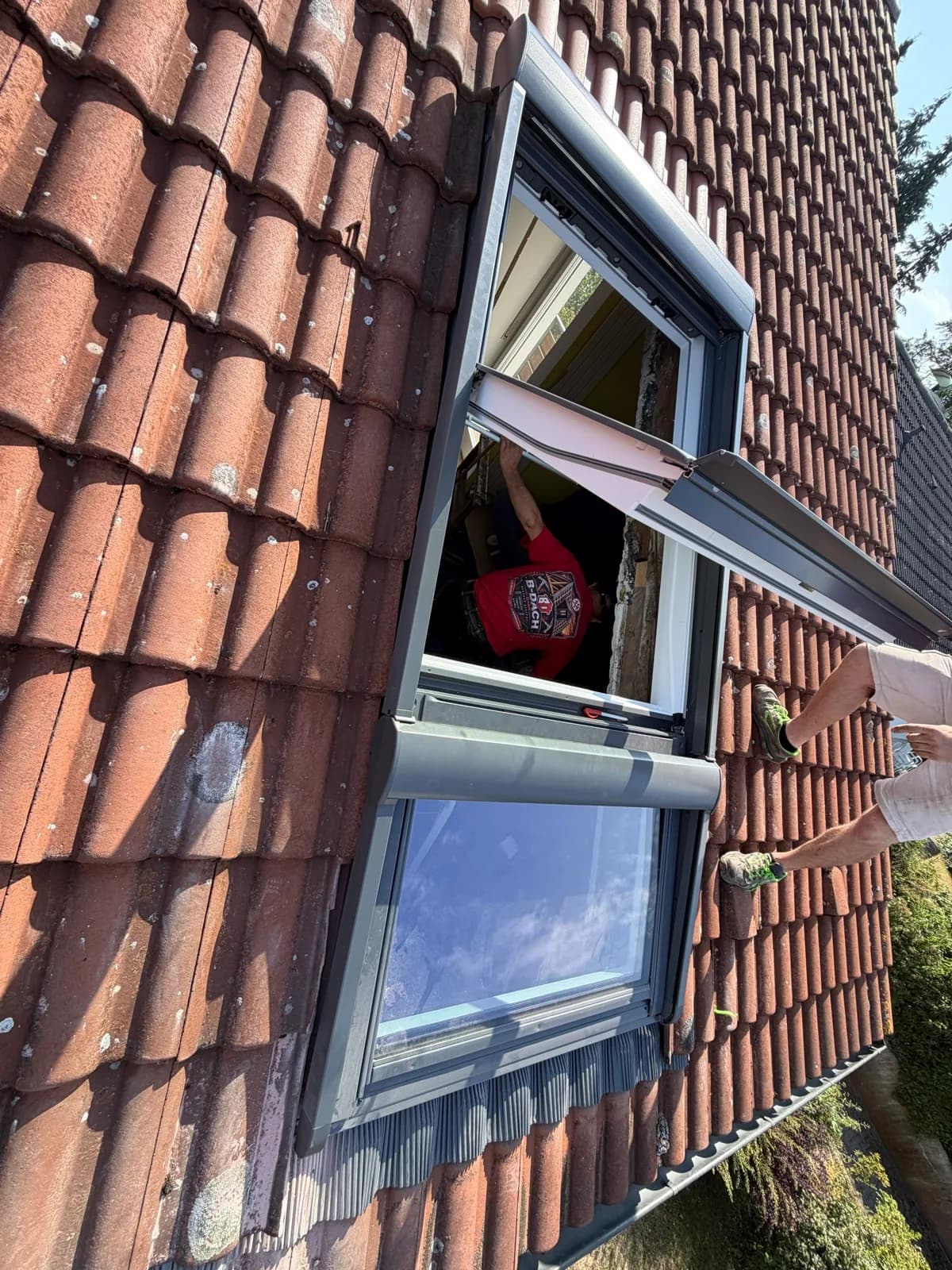 Dachfenster-Einbau auf dem Steildach